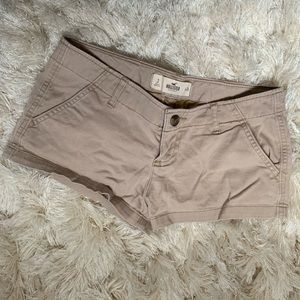 Hollister shorts 26 beige tan cream women’s